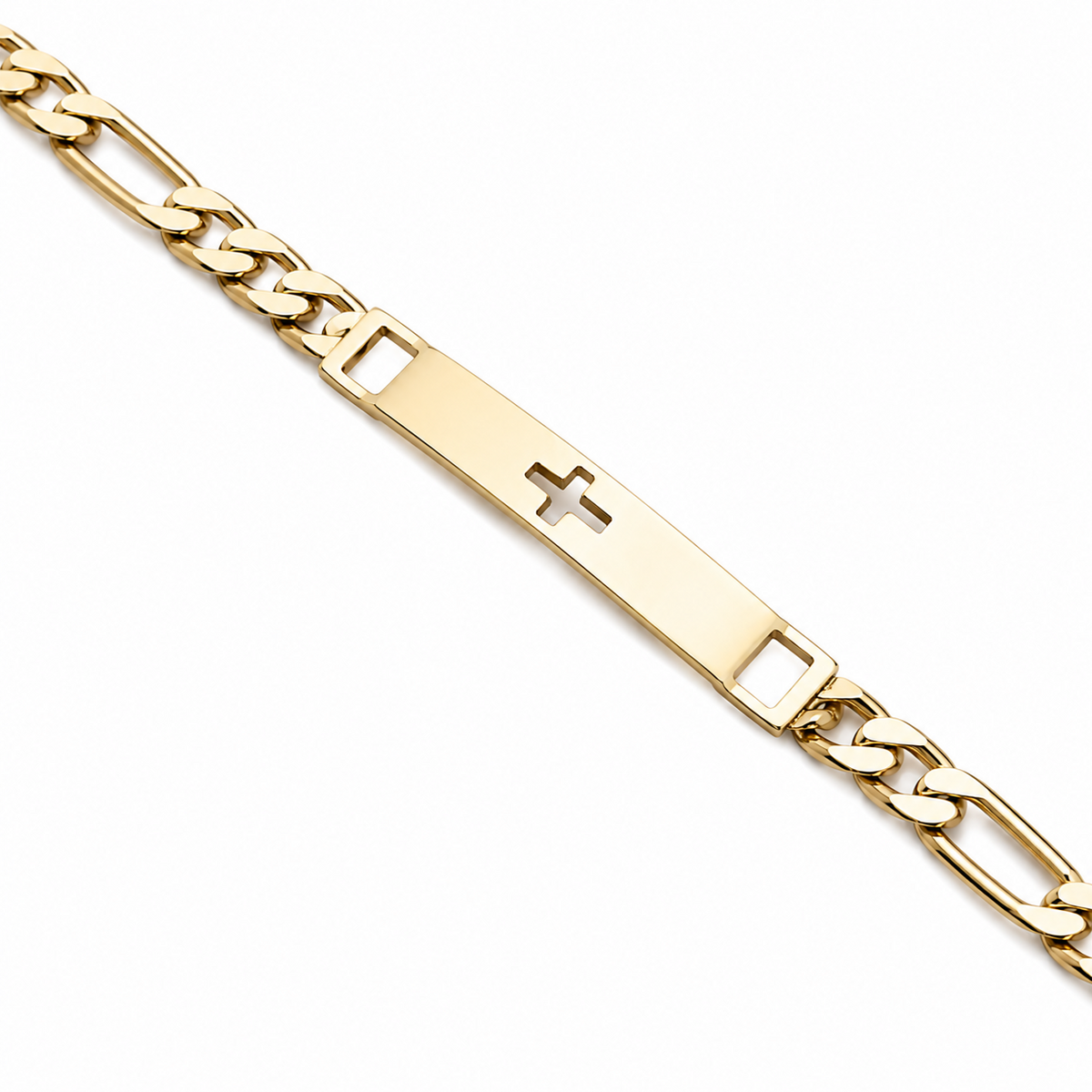 Pulsera Cruz de Fe | Oro Laminado 18K